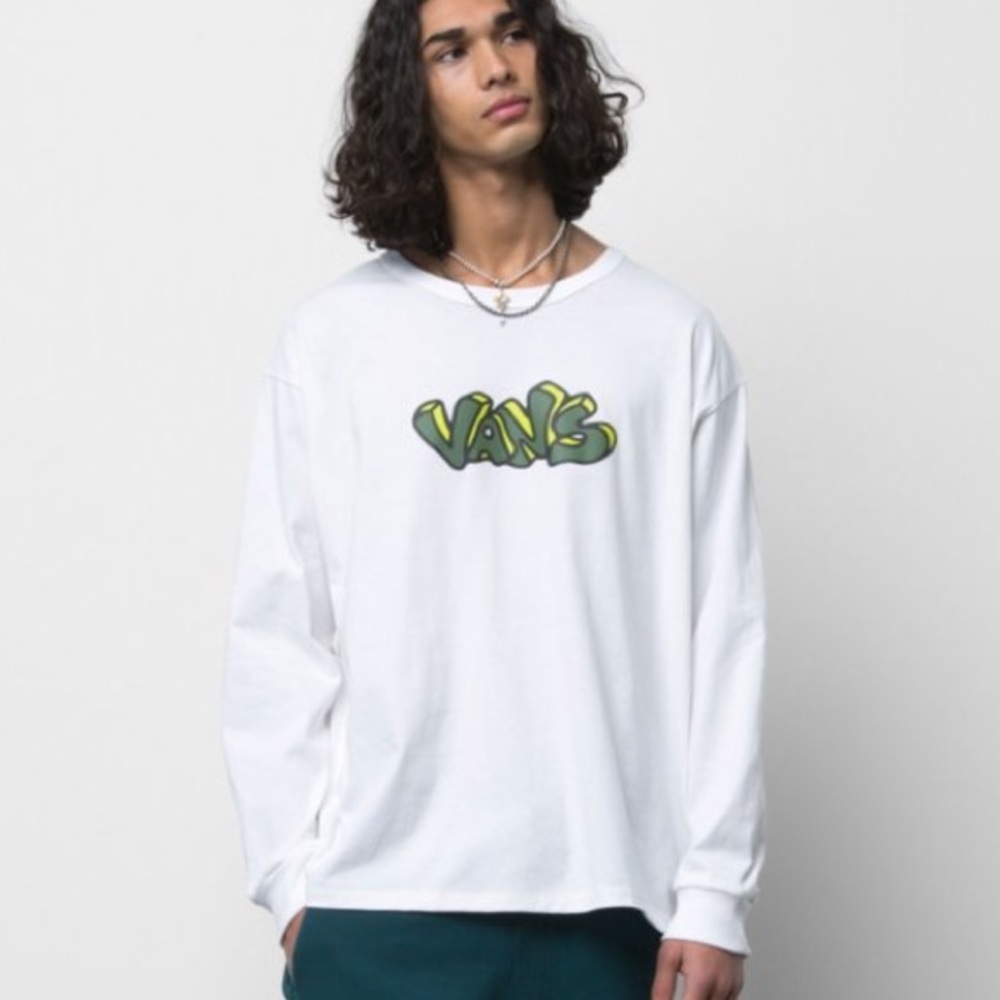 Vans Off The Wall Loose LS Tee - White